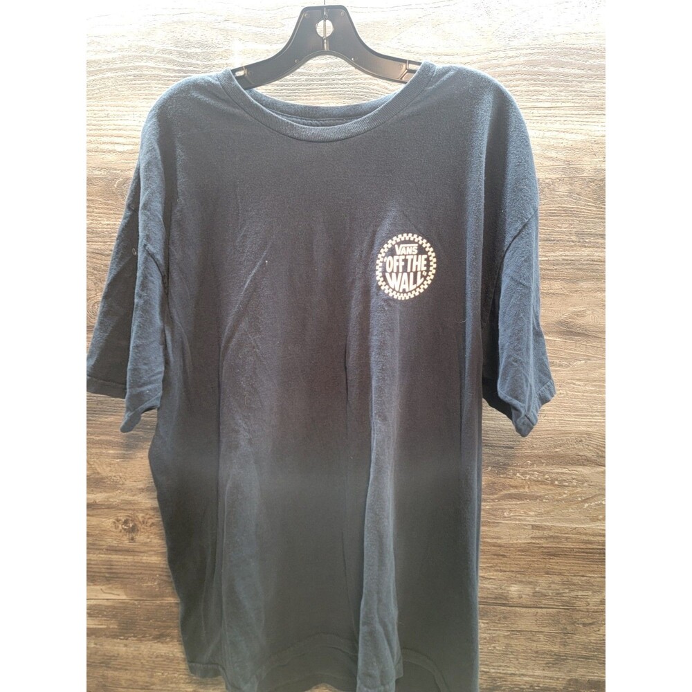 Vans Men’s Off The Wall Tshirt XLarge Navy Blue